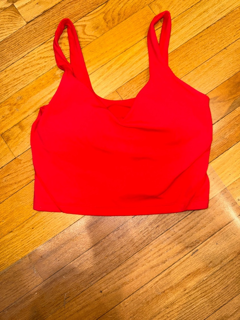 lululemon athletica Red Tank Top